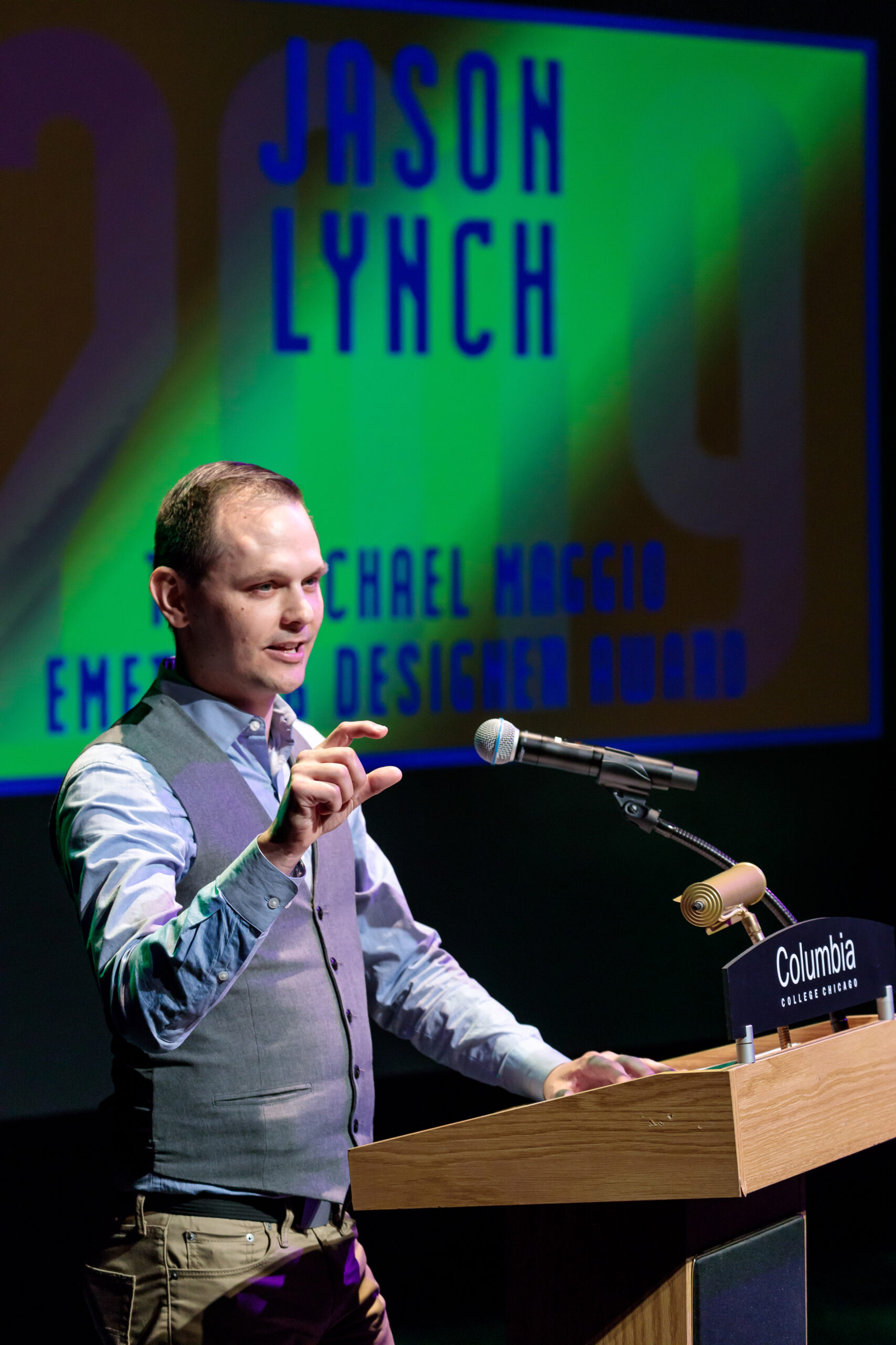 The 2019 Michael Merritt Awards and Design Exposition at Columbia College Chicago May13, 2019. (Photo by John Zich)